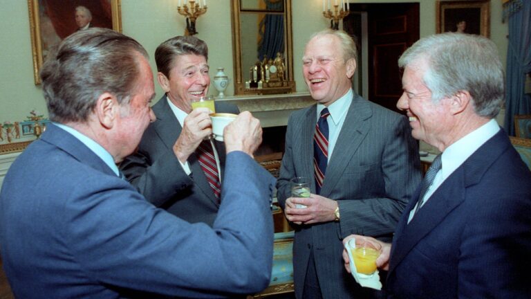 Ronald Reagan Gerald Ford Jimmy Carter Richard Nixon