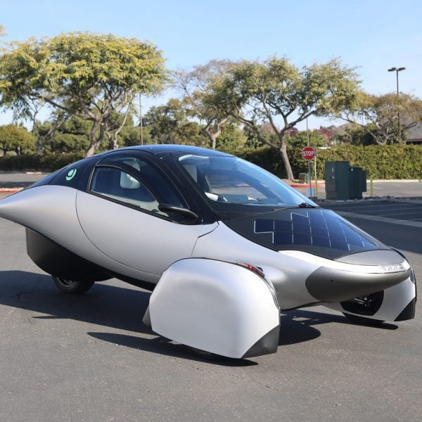 aptera solar electric vehicle ces 2025 design dezeen 2364 hero