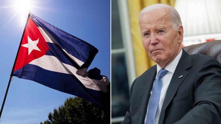 biden cuba flag