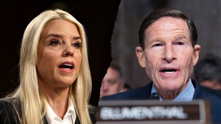 bondi blumenthal hearing