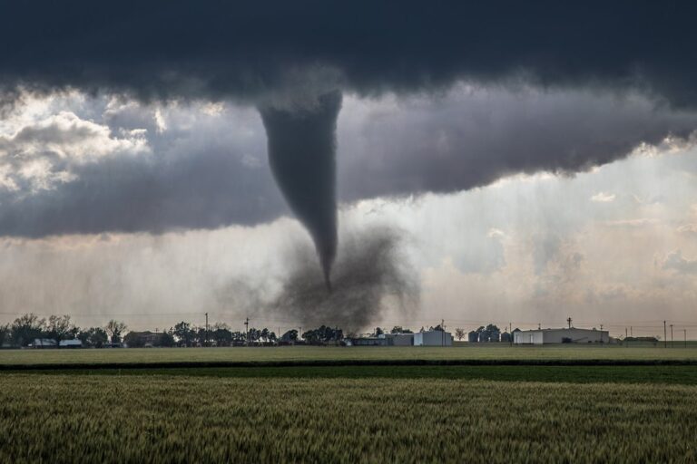 EF2 tornado lofting debris from a home in Lockett Texas