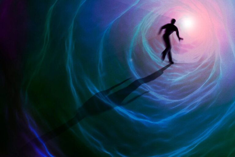 artwork depicting a near death experience