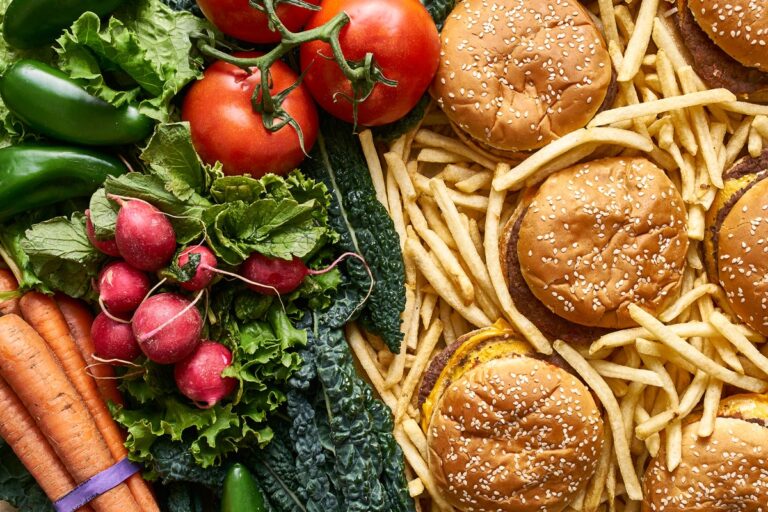 healthy vs unhealthy food