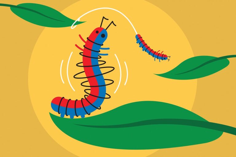 sciam vibrating caterpillar